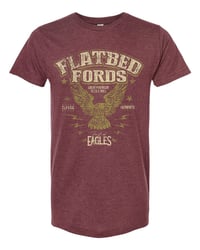 FLATBED FORDS Vintage Logo T-Shirt - Heather Burgandy