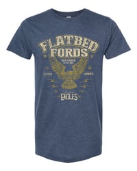 FLATBED FORDS Vintage Logo T-Shirt - Heather Blue