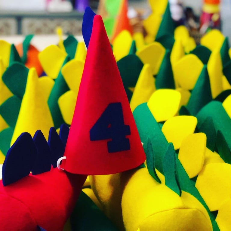 DinoTail and Birthday Hat