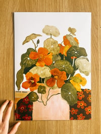 'Nice Nasturtiums' Print