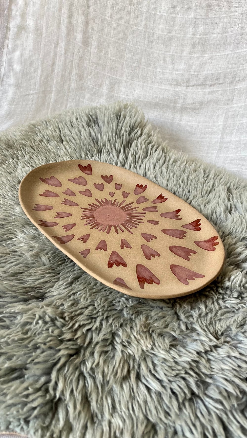 Platón El Sol y su Creación - Beige Ovalado