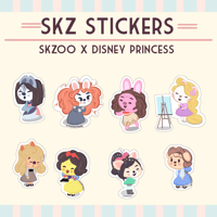 SKZOO DISNEY Princess Stickers 