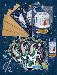 The Dreamer Royal Avenue Snowglobe Christmas Card Pack By Sara O’Neill
