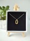 Image of Hammered Oval Pendant Necklace