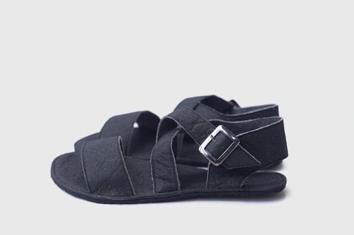 Image of Sandal X in Charcoal Piñatex® - 43 EU WIDE -Ready to ship
