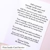 Personalised Teacher Card. Teacher Thank You Gift.