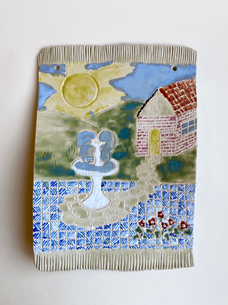 Image of Fountain Wall Hanging