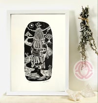 Image 1 of Mummers Original Lino Print