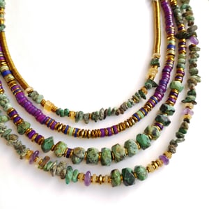 Image of Capsule turquoise africaine/Violet