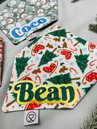 Image 2 of Personalised Christmas Bandanas