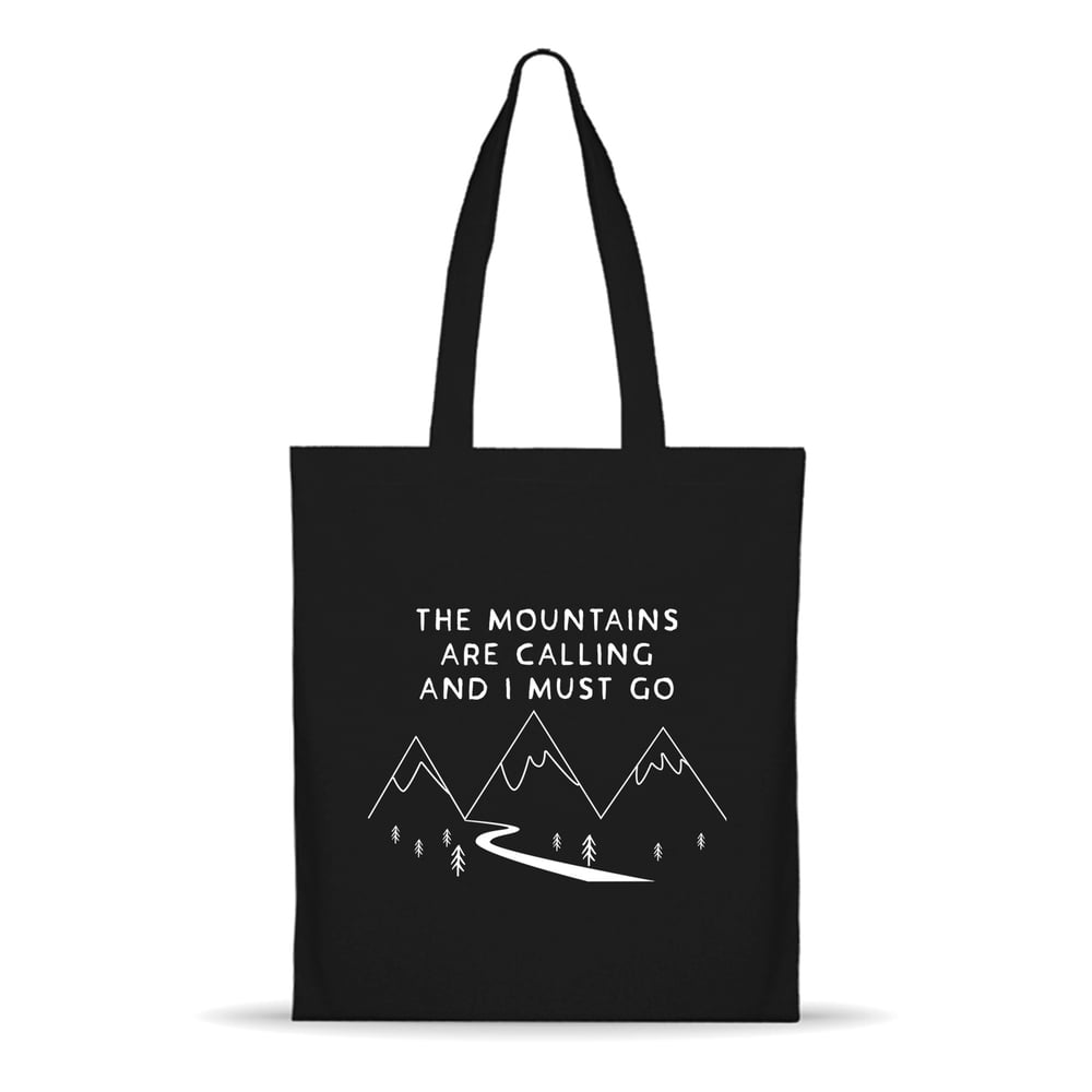 Image of The mountains are calling  <html> <br> </html> (Tote Bag)