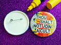 Pin: THOU SHALT NOT JOIN A CULT Collage