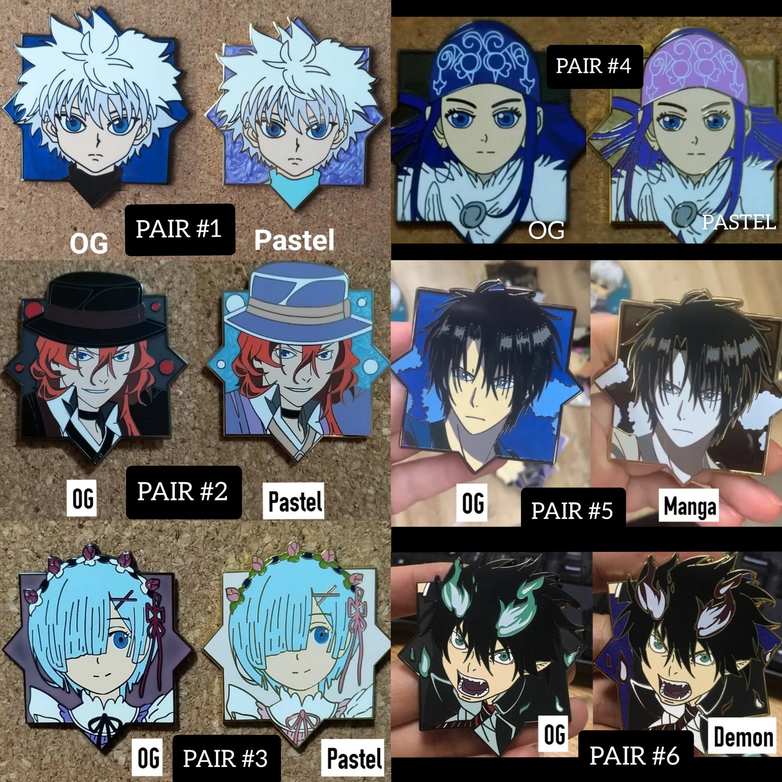 Anime Buttons for Your Collection