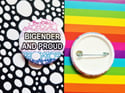 Pride Pin: Bigender and Proud