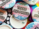 Pride Pin: Trans and Proud