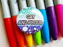 Pride Pin: Gay and Proud