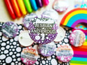 Pride Pin: Lesbian and Proud