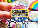 Pride Pin: Pansexual and Proud