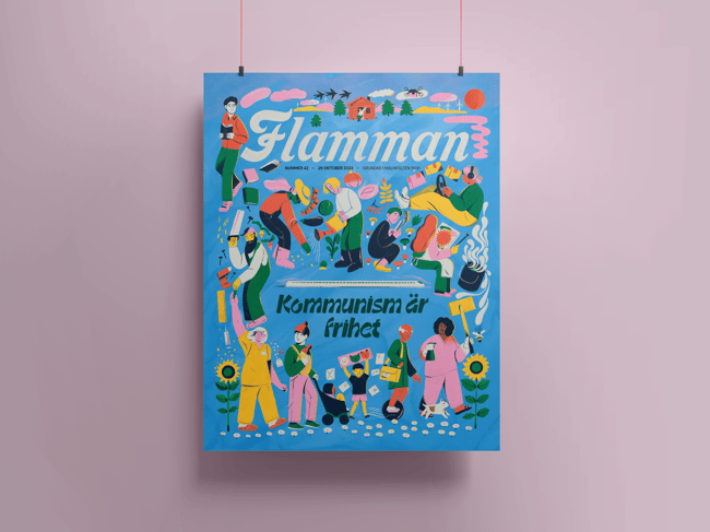 Affisch: ”Kommunism är frihet”