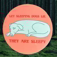 Sleepy Dogs Sticker