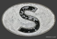 Image 1 of Magnetic Sweden 'S' Badge, 180x120mm