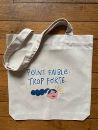 Image 5 of Tote bag TROP FORTE - The Simones x LA VILLE ET LES NUAGES