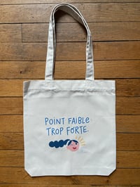 Image 4 of Tote bag TROP FORTE - The Simones x LA VILLE ET LES NUAGES
