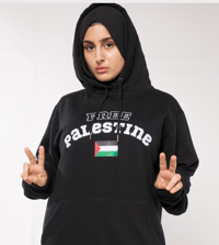 Image 1 of Free Palestine Unisex Hoodie- 100% PROFITS TO CHARITY