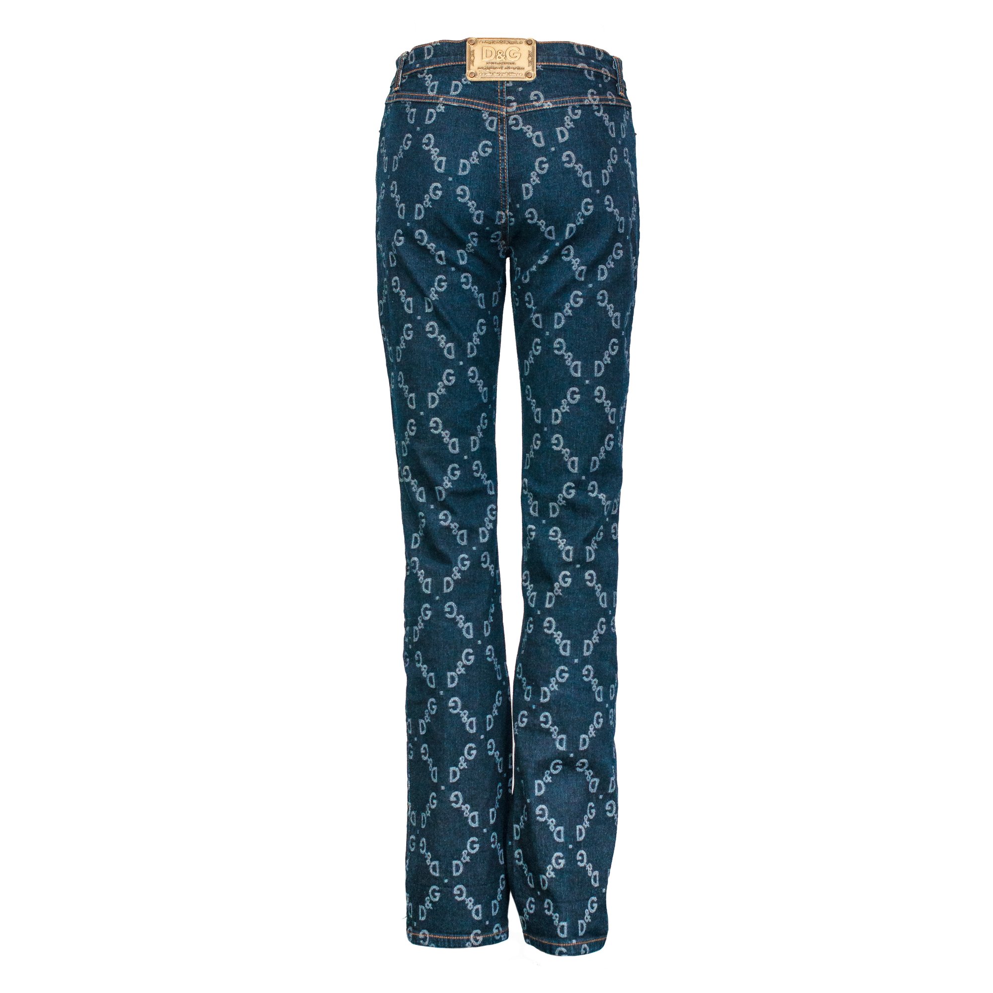 Image of Dolce & Gabbana Monogram Stretch Jeans