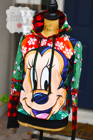 Image of Adult Minnie Holiday Hoodie 