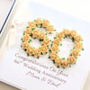 70th Wedding Anniversary Card. Platinum Anniversary Gift. 4 Colours.