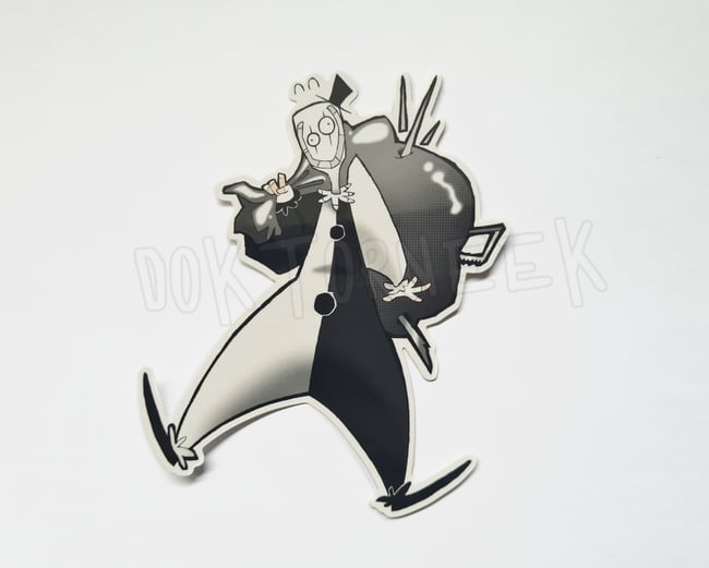 Clown Vinyl Sticker