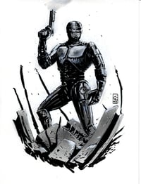 Robocop  9" x 12" Original 