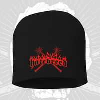 HATEBREED EMBROIDERED BEANIE HAT (Black)