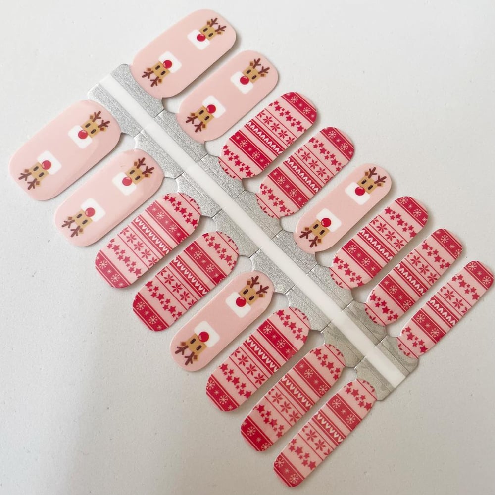 CHRISTMAS COLLECTION // Rudolph Nail Polish Strip