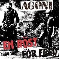 Image 1 of Agoni - "en rost for fred 1984-1986" Lp (gatefold)