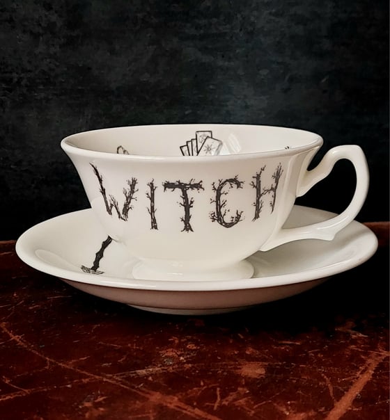 Image of Witch cup and saucer 