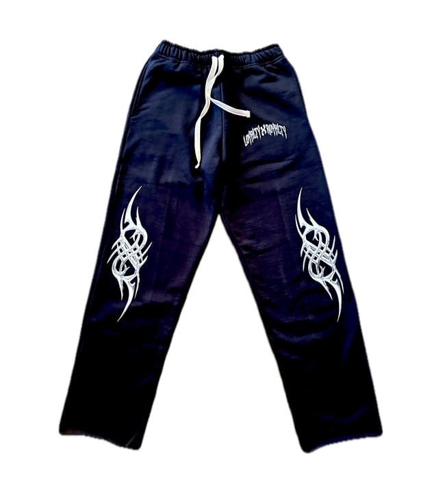 Yin & Yang Black Sweatpants