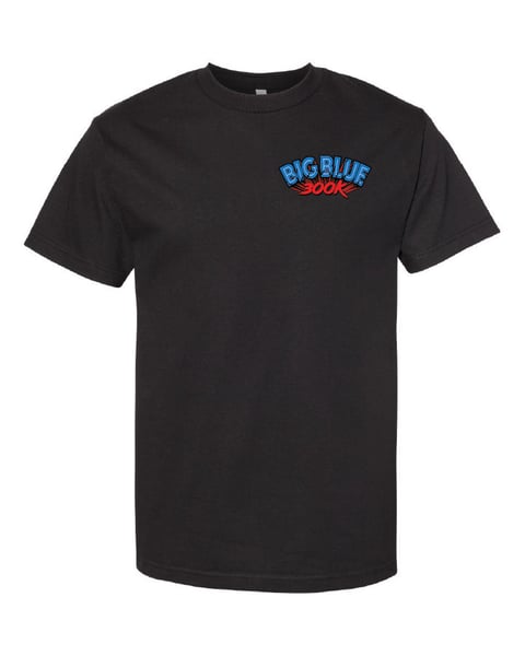 Image of Big Blue 300K T shirt front and back print