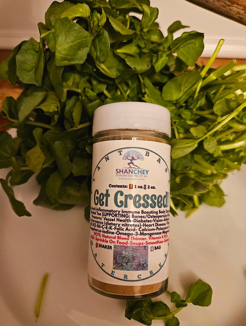 GET CRESSED! Cut/Sifted & Powdered Watercress. Osteoporosis-Cholesterol-Diabetes-Menopause-Vision