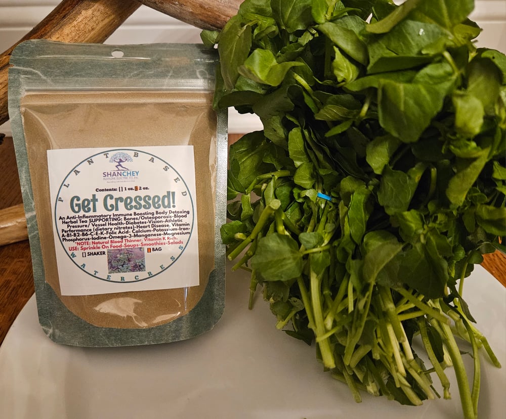 GET CRESSED! Cut/Sifted & Powdered Watercress. Osteoporosis-Cholesterol-Diabetes-Menopause-Vision