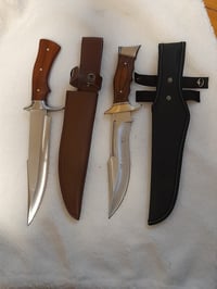 Image 2 of SET 2 knives - 2 Hunting Survival Bowie Knives