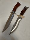 SET 2 knives - 2 Hunting Survival Bowie Knives