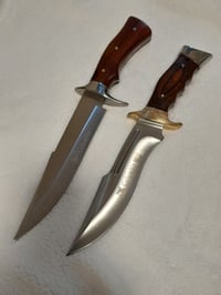 Image 4 of SET 2 knives - 2 Hunting Survival Bowie Knives