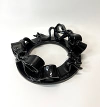 Image 1 of Ribbon Ring Candelabra II ~ Black Silk 