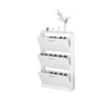 Entryway Shoe Cabinet Flip Down 3 Tier Shoe Rack 