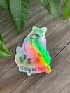 Classy not Trashy Holographic Sticker