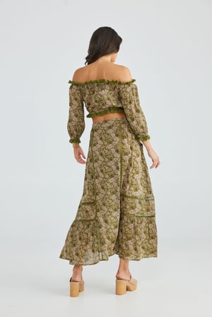 Image of Midas Skirt. Eden Print. By Talisman.