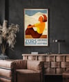 Zurs Arlberg Vorarlberg Austria by Wagner | Wall art Print| Vintage Travel Poster