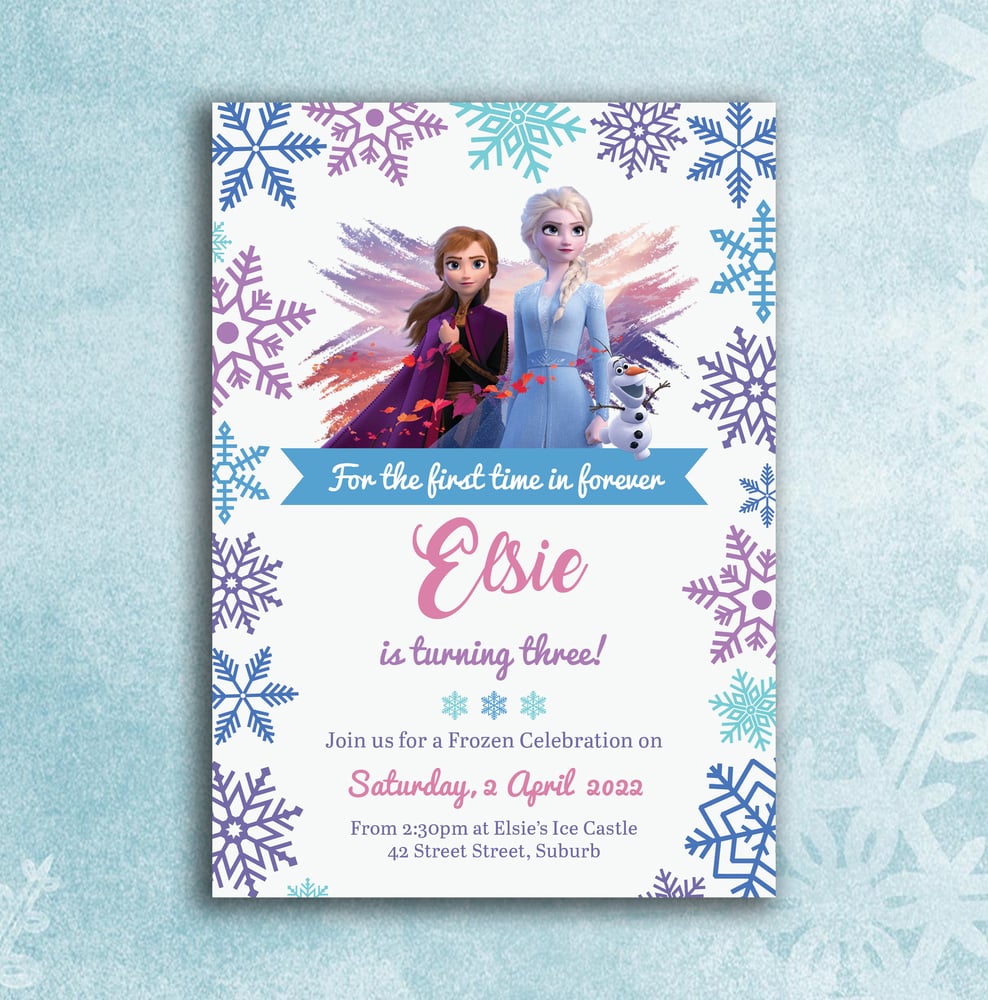 Image of Frozen Invitation